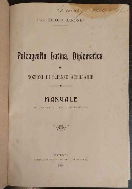 PaleografiaLatina, Diplomatica 