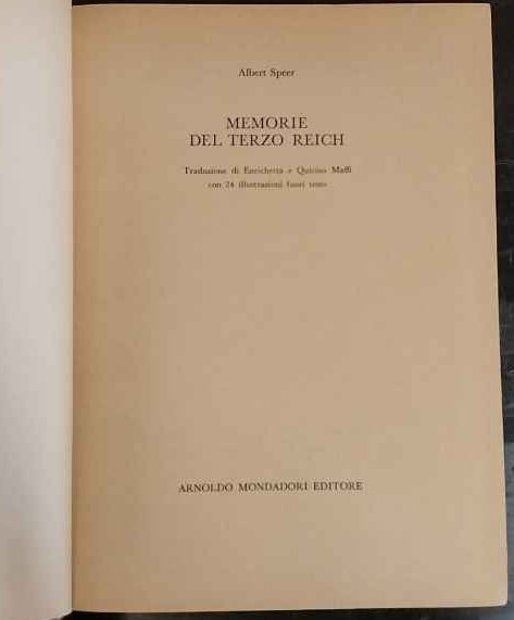 Memorie del terzo reich