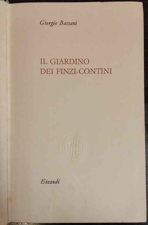 Il giardino dei finzi-contini