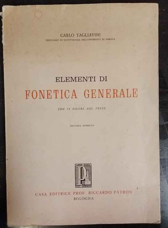 Elementi di fonetica generale 