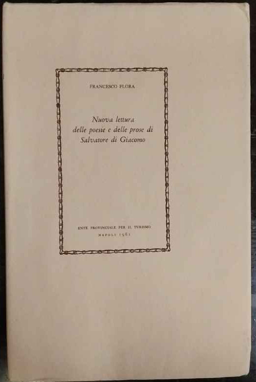 Nuova lettura delle poesie di Salvatore di Giacomo 