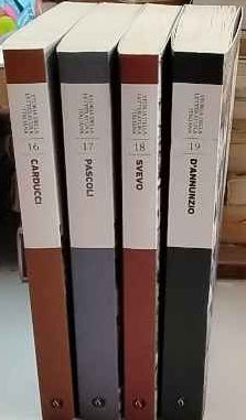 Storia della letteratura italiana. Volumi dal n. 16 al n. 19