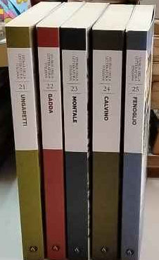 Storia della letteratura italiana. Volumi dal n. 21 al n. 25