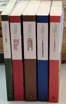 Storia della letteratura italiana. Volumi dal n. 26 al n. 30