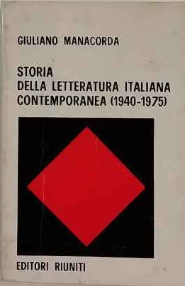 Storia della letteratura italiana contemporanea