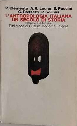 L'antropologia italiana : un secolo di storia 