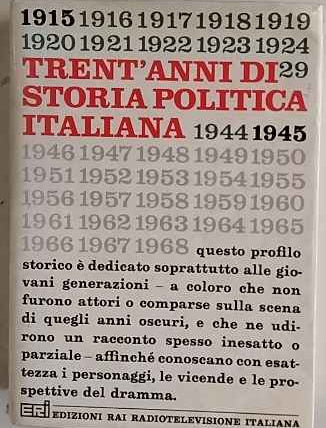 Trent'anni di storia politica italiana 