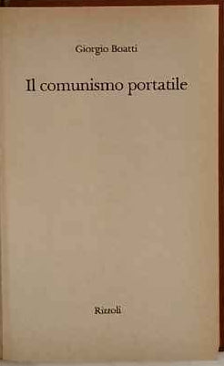 Il comunismo portatile