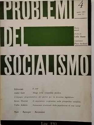 Problemi del socialismo.  Rivista mensile n. 4 aprile 1963