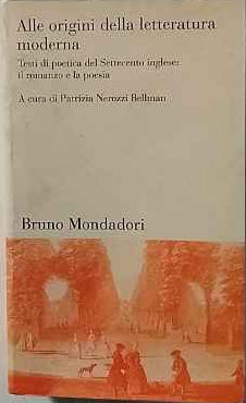 Alle origini della letteratura moderna