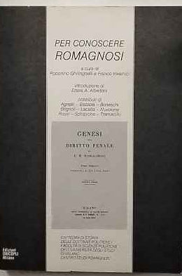 Per conoscere Romagnosi