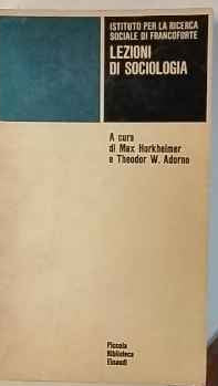 Lezioni di sociologia