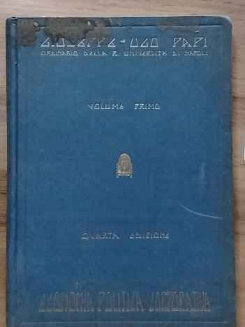 Lezioni di economia politica corporativa. Volume primo.