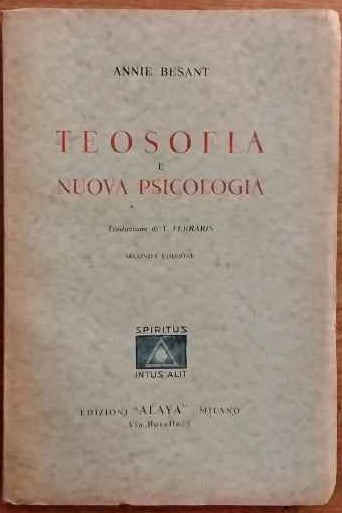 Teosofia e nuova psicologia 