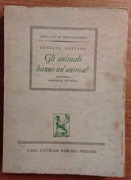 Gli animali hanno un'anima? 