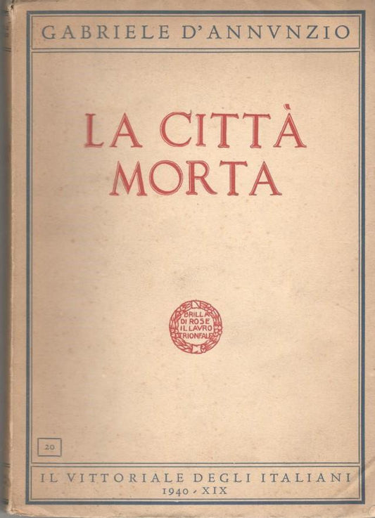 La città morta - copertina