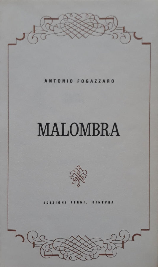 Malombra - copertina