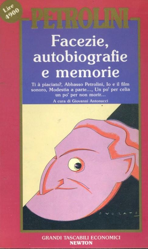 Facezie, autobiografie e memorie - copertina