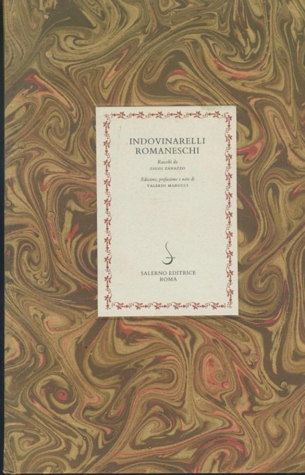 Indovinelli romaneschi - copertina