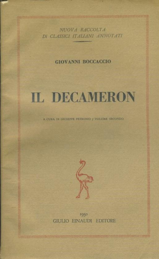Il decameron. Voll. 1-2 - copertina