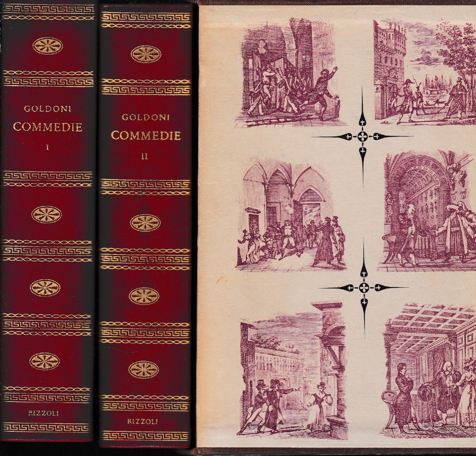 Carlo Goldoni Commedie 2 volumi - copertina