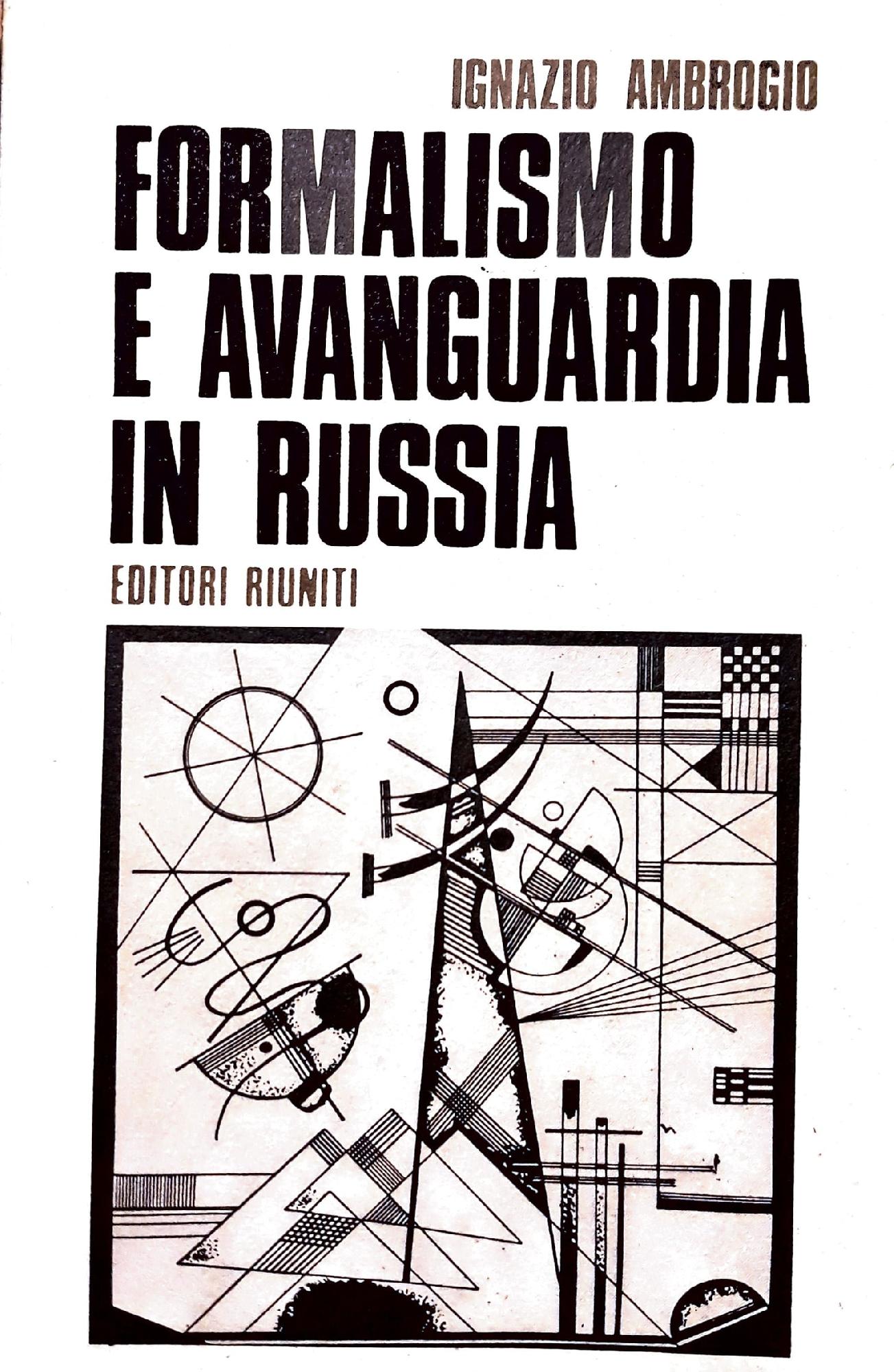 Formalismo e avanguardia in Russia - copertina