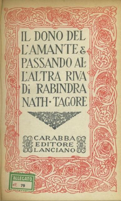 Il dono dell'amante. Passando all'altra riva - copertina