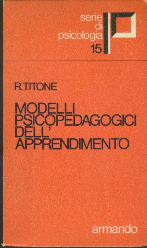 Modelli psicopedagogici dell'apprendimento - copertina