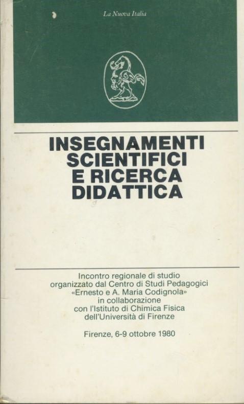 Insegnamenti scientifici e ricerca didattica - copertina
