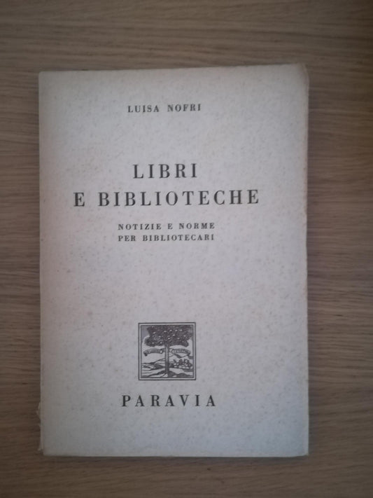 Libri e biblioteche - copertina