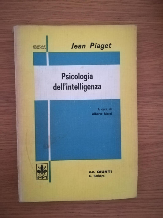 Psicologia dell'intelligenza - copertina