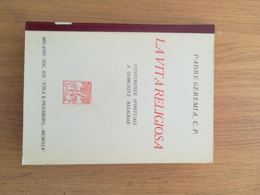 La vita religiosa - copertina