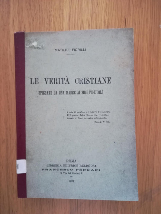 Le verità cristiane - copertina