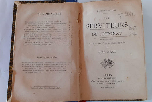 Les serviteurs de l'estomac - copertina
