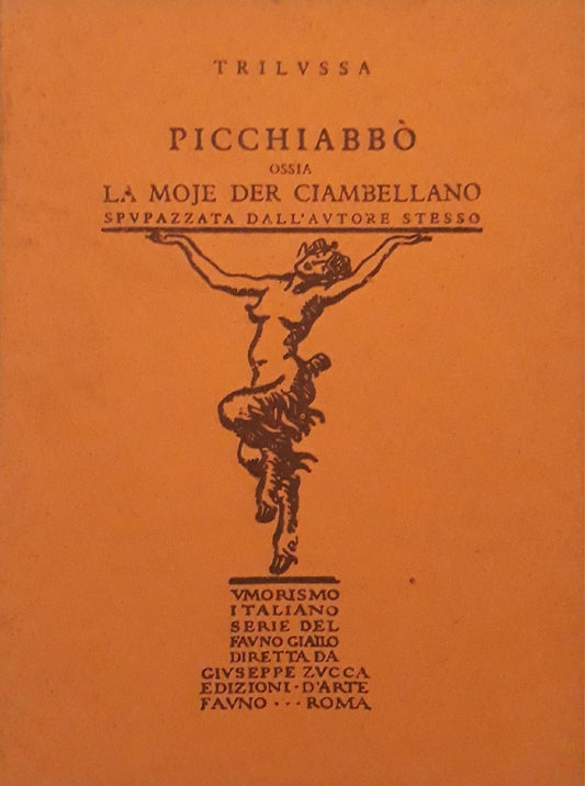 Picchiabbò ossia la moje der ciambellano - copertina
