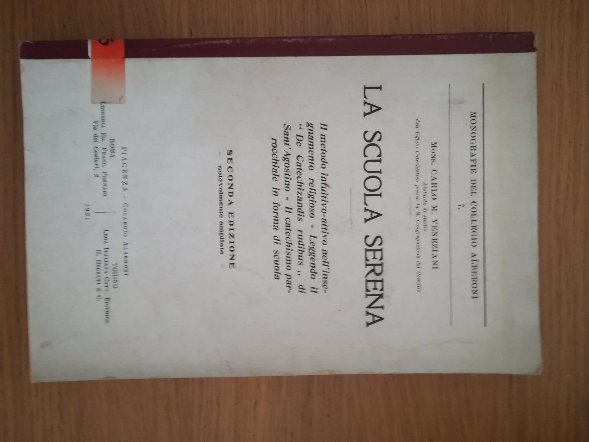 La scuola serena - copertina