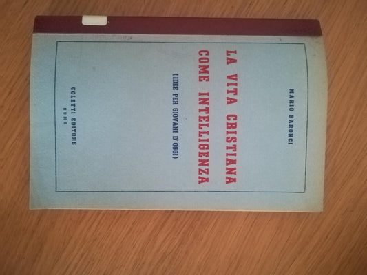 La vita cristiana come intelligenza - copertina