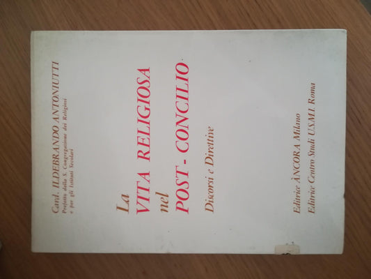 La vita religiosa nel Post - Concilio - copertina