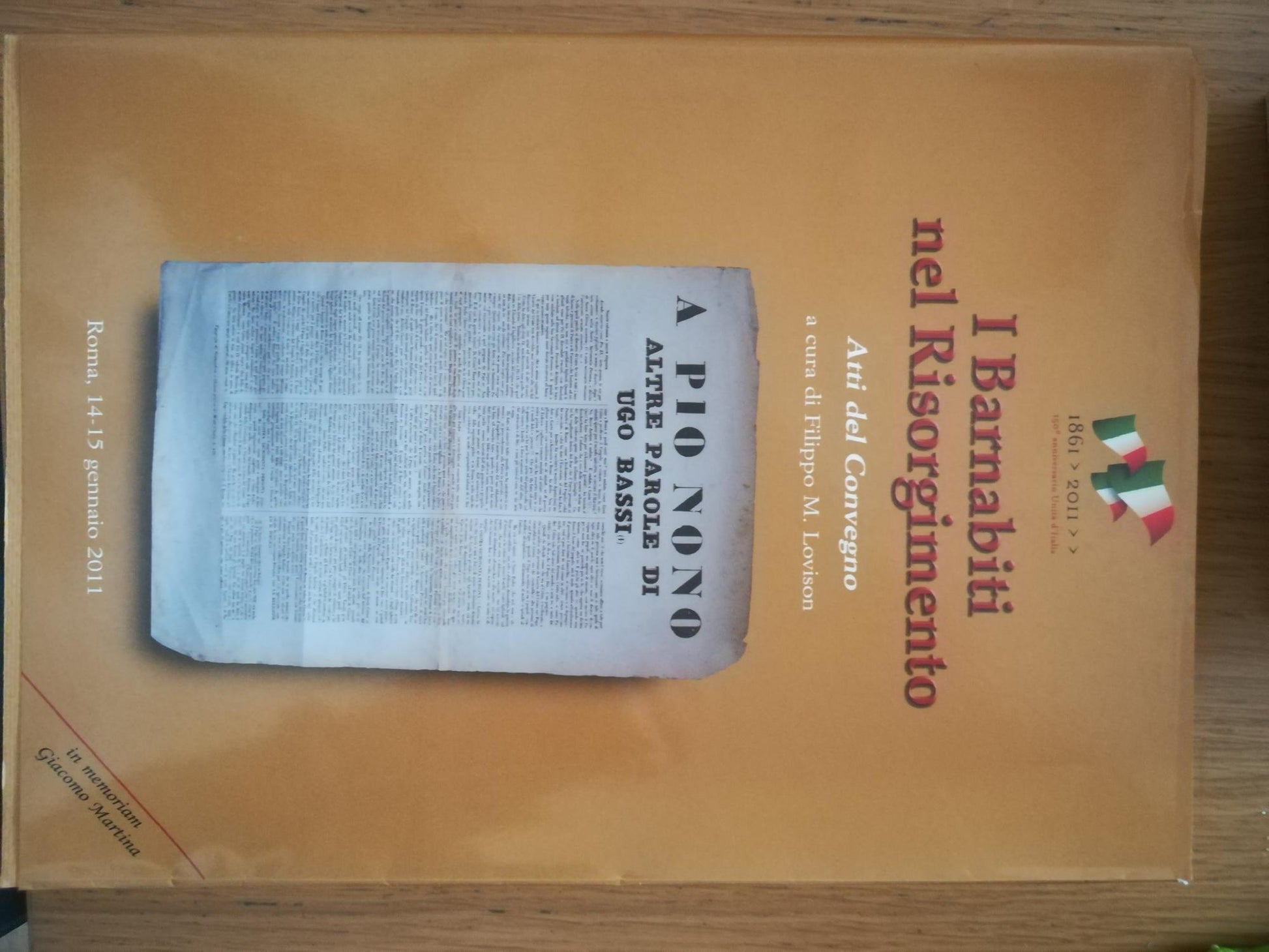 I barnabiti nel Risorgimento. Atti del Convegno - copertina