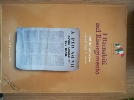 I barnabiti nel Risorgimento. Atti del Convegno - copertina