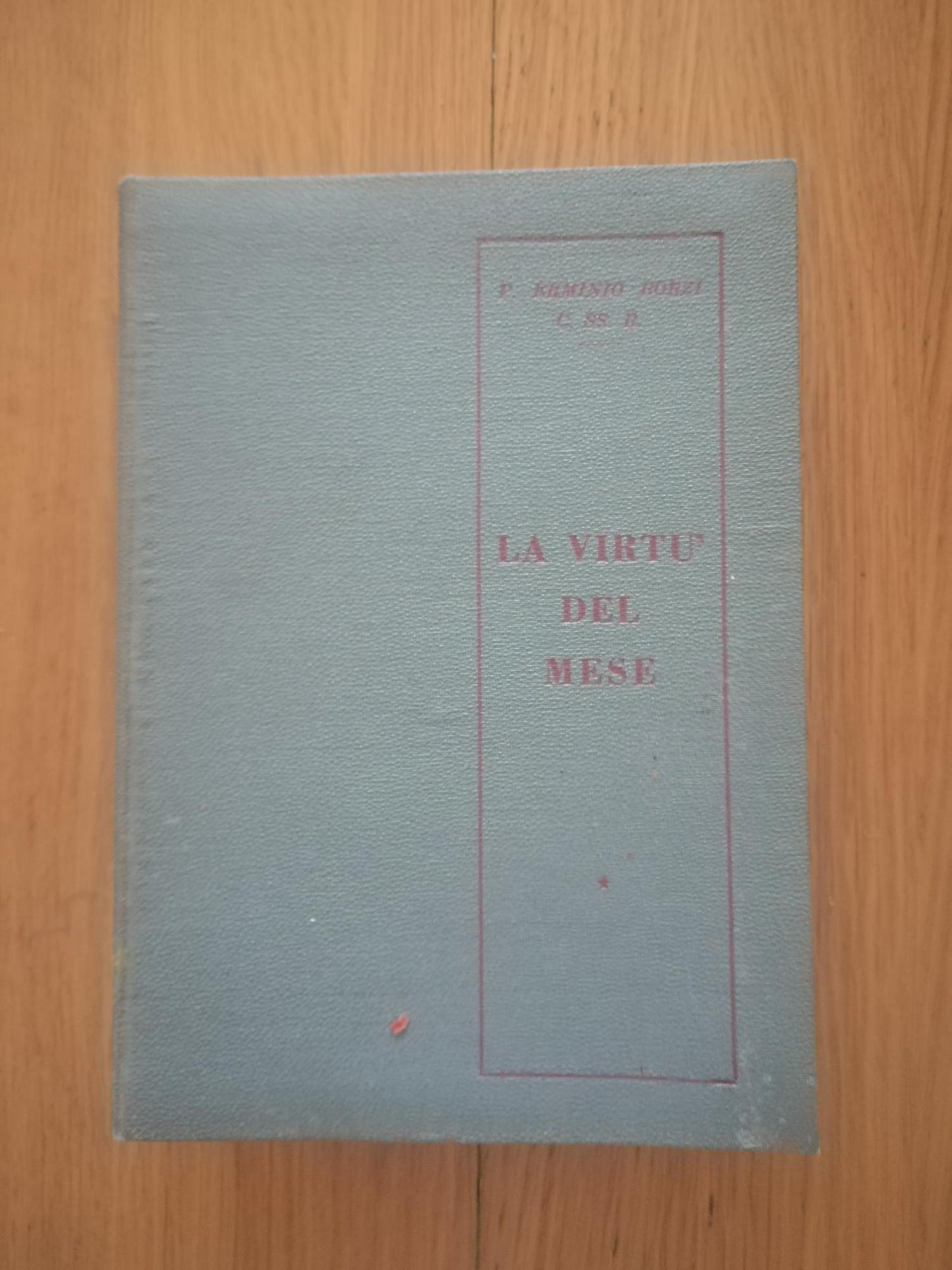 La virtù del mese - copertina