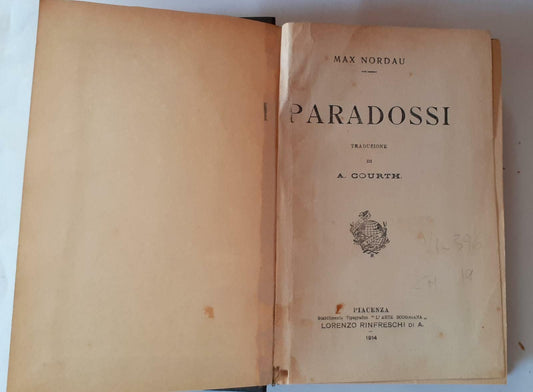 Paradossi - copertina