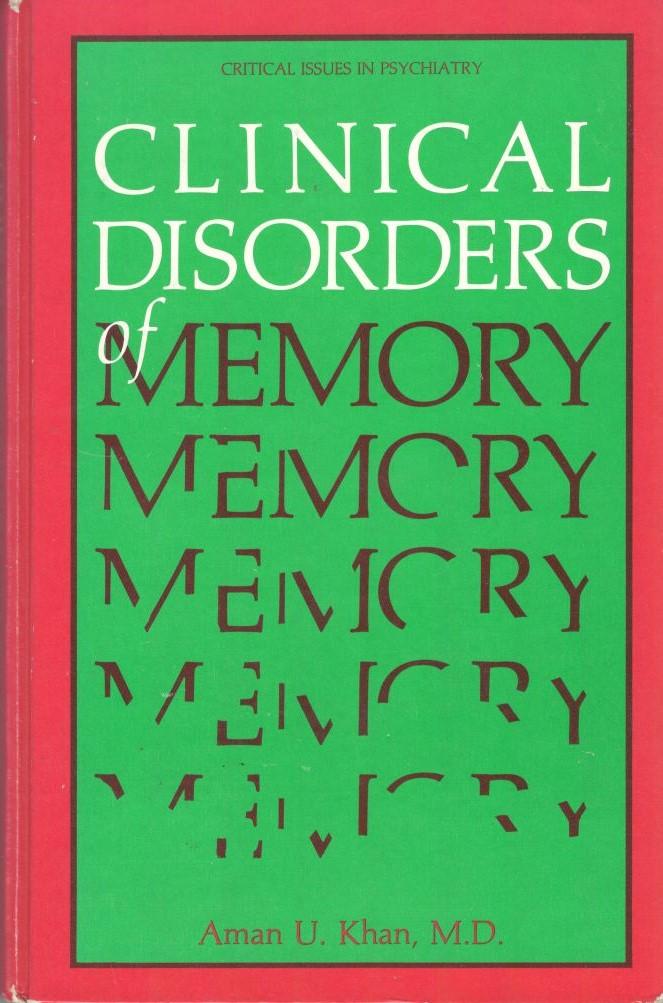 Clinical disorders of memory - copertina