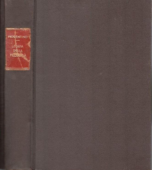 Storia della filosofia, volume secondo parte prima - copertina