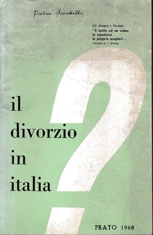 Il divorzio in Italia - copertina