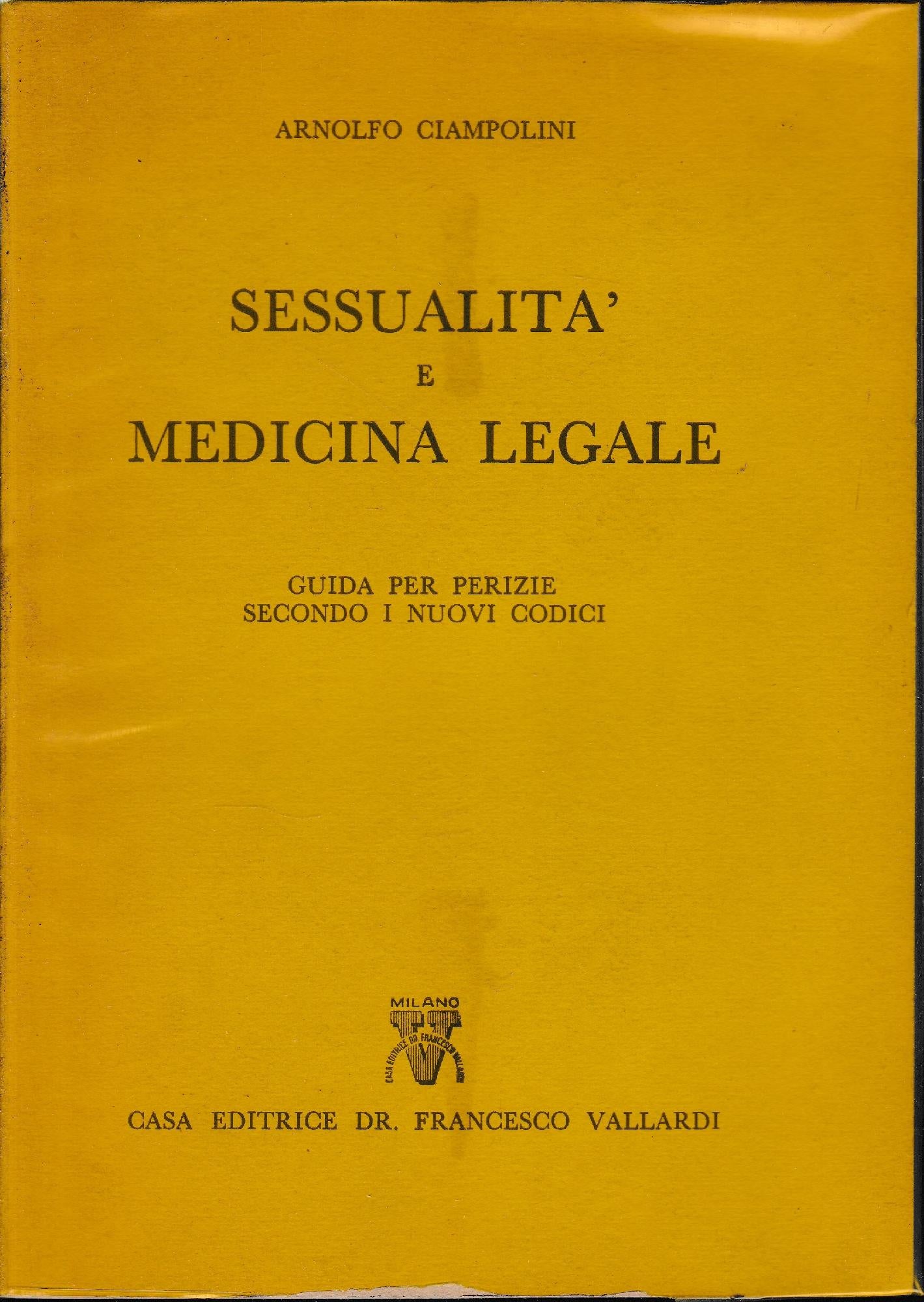 Sessualità e Medicina Legale - copertina