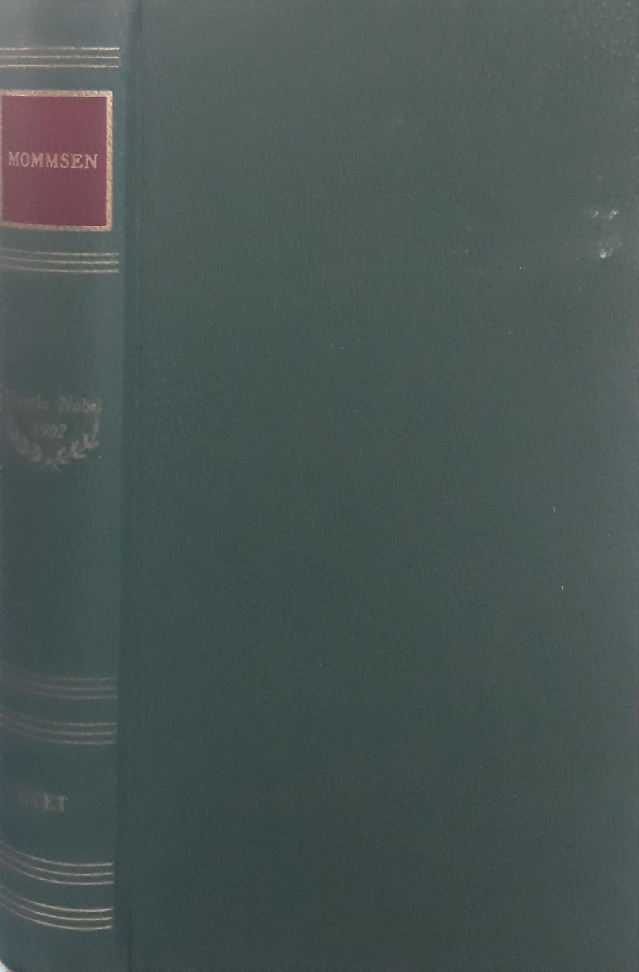 Scrittori del mondo: i Nobel: Mommsen - copertina