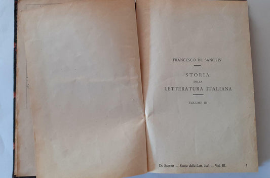 Storia della letteratura italiana. Volume III - copertina