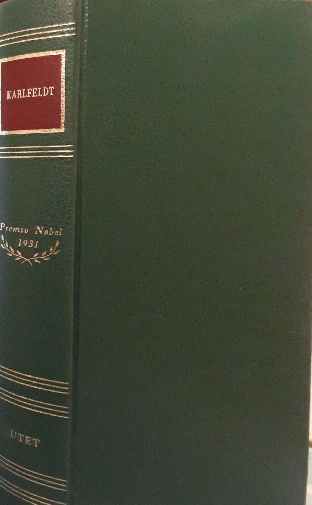 Scrittori del mondo: i Nobel: Karlfeldt - copertina