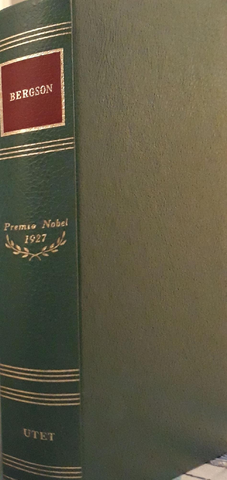 Scirttori del mondo: i Nobel: Bergson - copertina